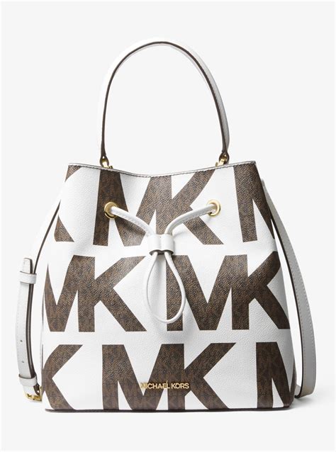 Suri Large Graphic Logo Shoulder Bag Michael Kors 